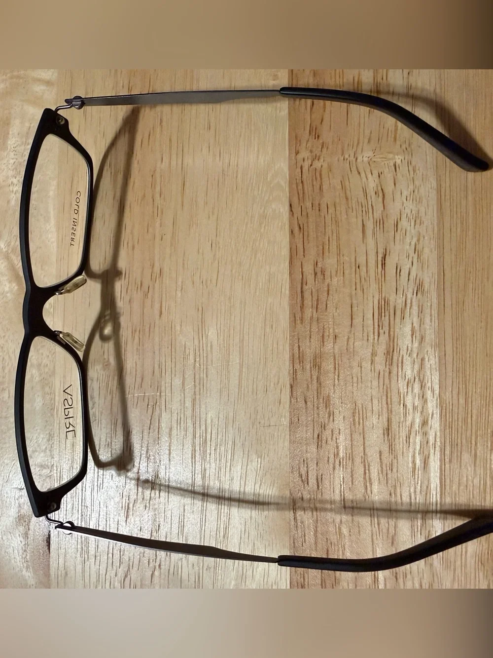 Aspire Matte Black Rectangular Glasses - Picture 3 of 6
